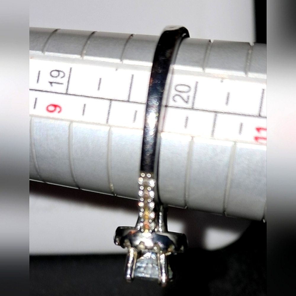 SOLITARE ENGAGEMENT RING Sz 10 - Picture 10 of 10